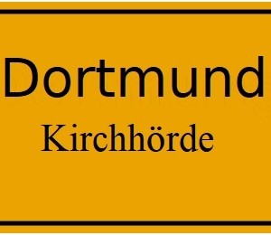 Ortseingangschild von Dortmund Kirchhörde